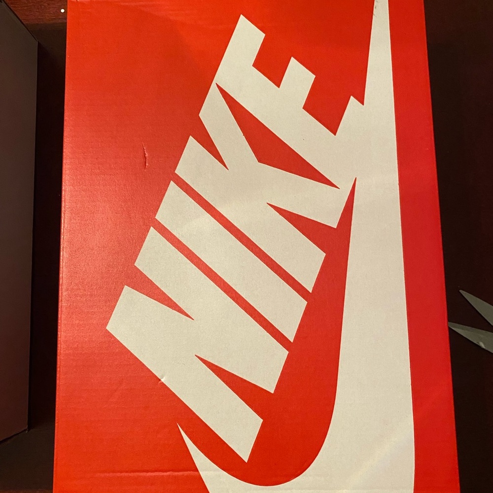 Nike Dunks high emerald metallic swooshes wmns size 8.